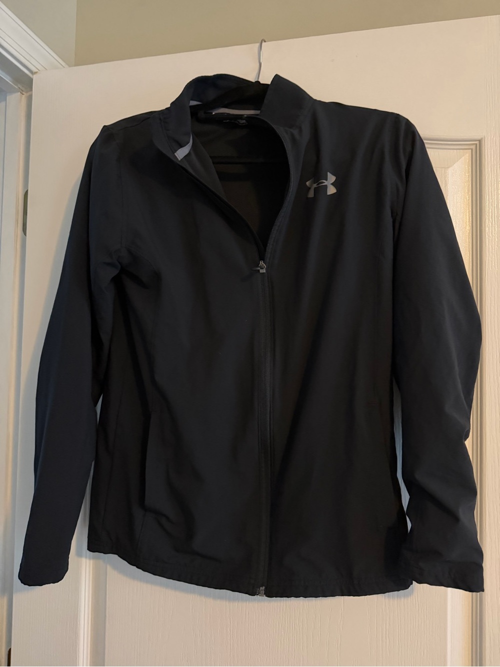 Under Armour Black Full-Zip lightweight Jacket for Kids